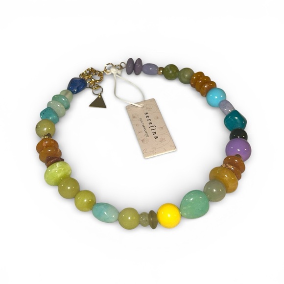 NWT Anthropologie Serefina Cool Mix Camp Beaded Necklace - Picture 7 of 9